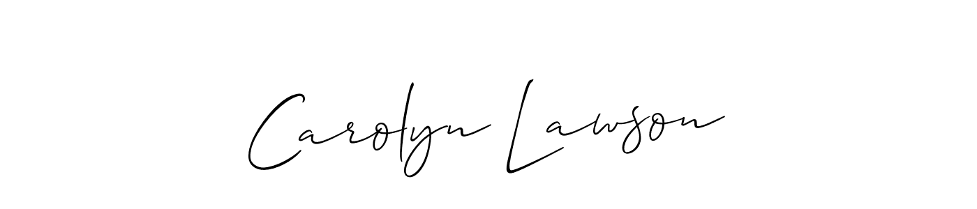 Similarly Allison_Script is the best handwritten signature design. Signature creator online .You can use it as an online autograph creator for name Carolyn Lawson. Carolyn Lawson signature style 2 images and pictures png