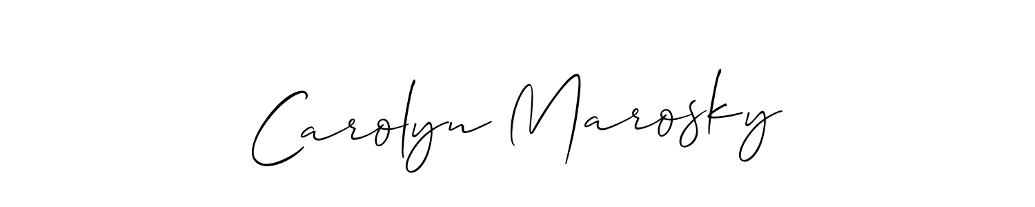 Once you've used our free online signature maker to create your best signature Allison_Script style, it's time to enjoy all of the benefits that Carolyn Marosky name signing documents. Carolyn Marosky signature style 2 images and pictures png