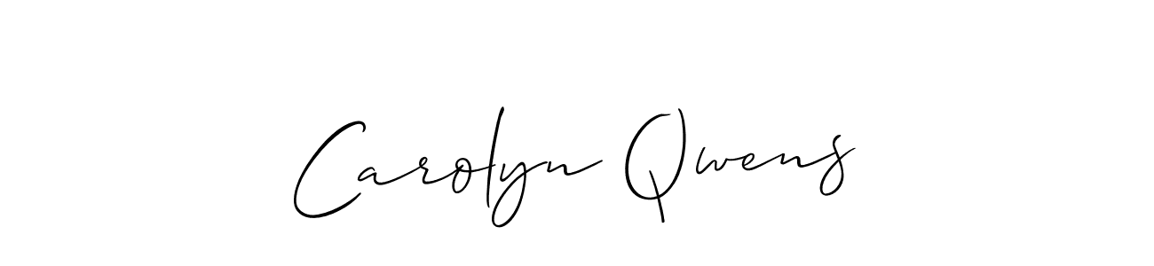 Check out images of Autograph of Carolyn Qwens name. Actor Carolyn Qwens Signature Style. Allison_Script is a professional sign style online. Carolyn Qwens signature style 2 images and pictures png