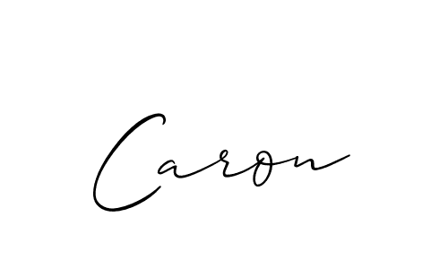 Also You can easily find your signature by using the search form. We will create Caron name handwritten signature images for you free of cost using Allison_Script sign style. Caron signature style 2 images and pictures png