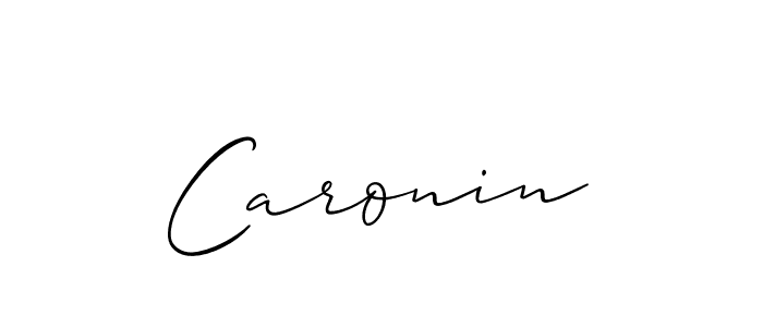 Best and Professional Signature Style for Caronin. Allison_Script Best Signature Style Collection. Caronin signature style 2 images and pictures png