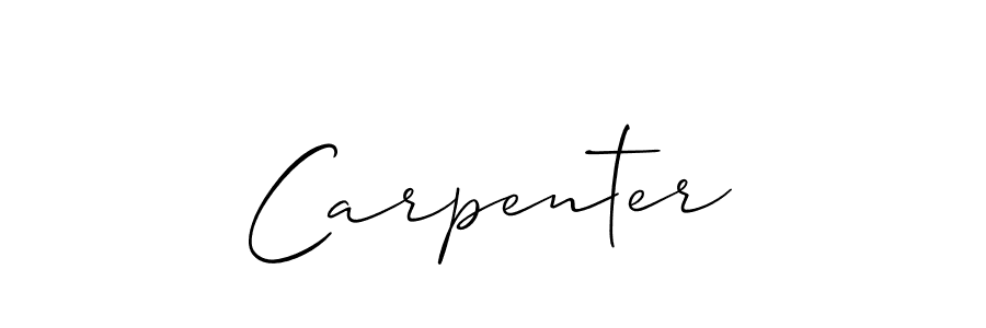 How to Draw Carpenter signature style? Allison_Script is a latest design signature styles for name Carpenter. Carpenter signature style 2 images and pictures png