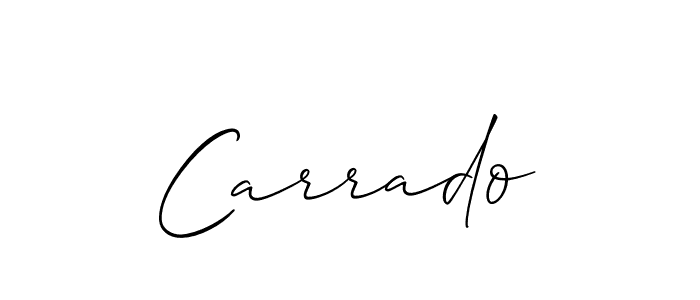 You should practise on your own different ways (Allison_Script) to write your name (Carrado) in signature. don't let someone else do it for you. Carrado signature style 2 images and pictures png