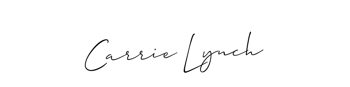 Make a short Carrie Lynch signature style. Manage your documents anywhere anytime using Allison_Script. Create and add eSignatures, submit forms, share and send files easily. Carrie Lynch signature style 2 images and pictures png