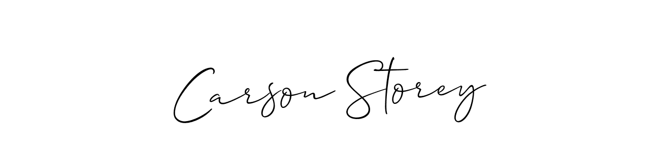 The best way (Allison_Script) to make a short signature is to pick only two or three words in your name. The name Carson Storey include a total of six letters. For converting this name. Carson Storey signature style 2 images and pictures png