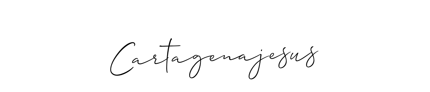 Make a beautiful signature design for name Cartagenajesus. With this signature (Allison_Script) style, you can create a handwritten signature for free. Cartagenajesus signature style 2 images and pictures png