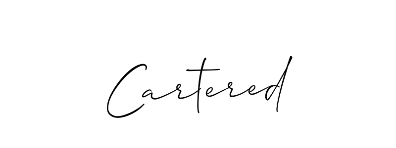Allison_Script is a professional signature style that is perfect for those who want to add a touch of class to their signature. It is also a great choice for those who want to make their signature more unique. Get Cartered name to fancy signature for free. Cartered signature style 2 images and pictures png
