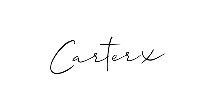 Similarly Allison_Script is the best handwritten signature design. Signature creator online .You can use it as an online autograph creator for name Carterx. Carterx signature style 2 images and pictures png