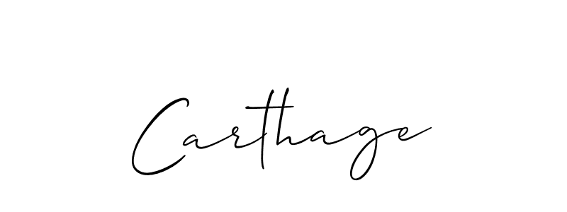 How to make Carthage name signature. Use Allison_Script style for creating short signs online. This is the latest handwritten sign. Carthage signature style 2 images and pictures png