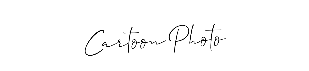 How to Draw Cartoon Photo signature style? Allison_Script is a latest design signature styles for name Cartoon Photo. Cartoon Photo signature style 2 images and pictures png