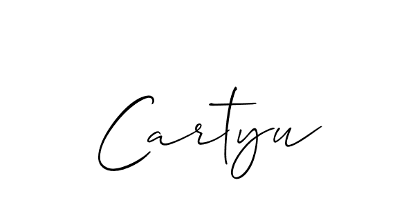 Cartyu stylish signature style. Best Handwritten Sign (Allison_Script) for my name. Handwritten Signature Collection Ideas for my name Cartyu. Cartyu signature style 2 images and pictures png
