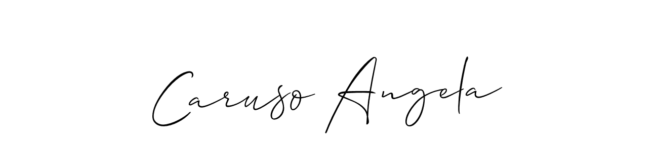 Design your own signature with our free online signature maker. With this signature software, you can create a handwritten (Allison_Script) signature for name Caruso Angela. Caruso Angela signature style 2 images and pictures png