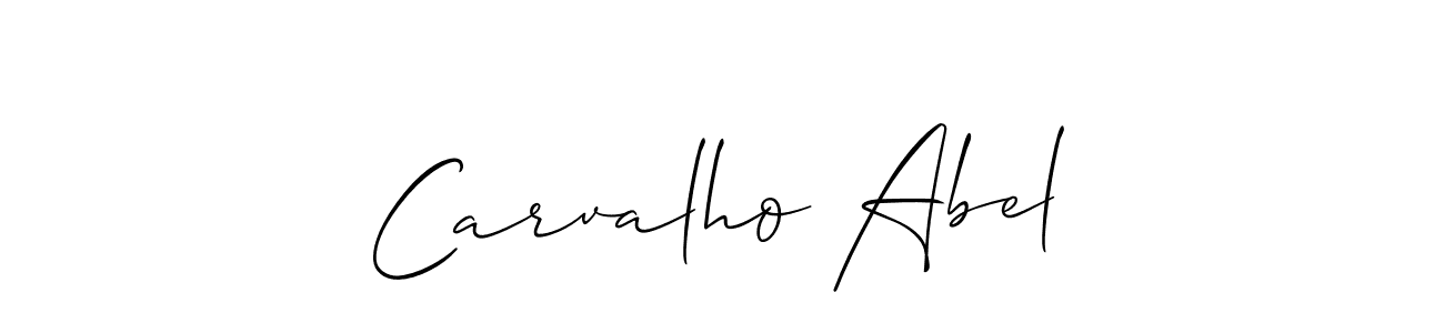 You should practise on your own different ways (Allison_Script) to write your name (Carvalho Abel) in signature. don't let someone else do it for you. Carvalho Abel signature style 2 images and pictures png