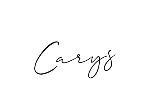Also You can easily find your signature by using the search form. We will create Carys name handwritten signature images for you free of cost using Allison_Script sign style. Carys signature style 2 images and pictures png