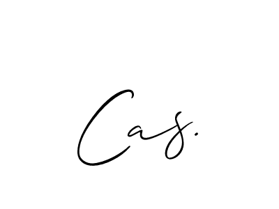 Also You can easily find your signature by using the search form. We will create Cas. name handwritten signature images for you free of cost using Allison_Script sign style. Cas. signature style 2 images and pictures png