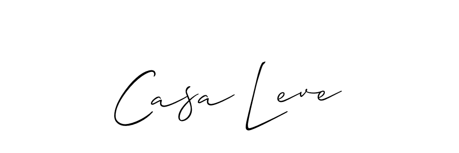 Best and Professional Signature Style for Casa Leve. Allison_Script Best Signature Style Collection. Casa Leve signature style 2 images and pictures png