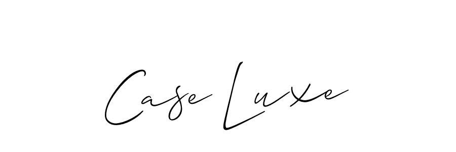 Also You can easily find your signature by using the search form. We will create Case Luxe name handwritten signature images for you free of cost using Allison_Script sign style. Case Luxe signature style 2 images and pictures png