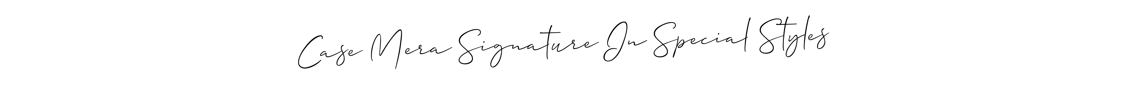 The best way (Allison_Script) to make a short signature is to pick only two or three words in your name. The name Case Mera Signature In Special Styles include a total of six letters. For converting this name. Case Mera Signature In Special Styles signature style 2 images and pictures png