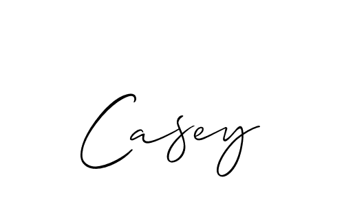 Casey stylish signature style. Best Handwritten Sign (Allison_Script) for my name. Handwritten Signature Collection Ideas for my name Casey. Casey signature style 2 images and pictures png