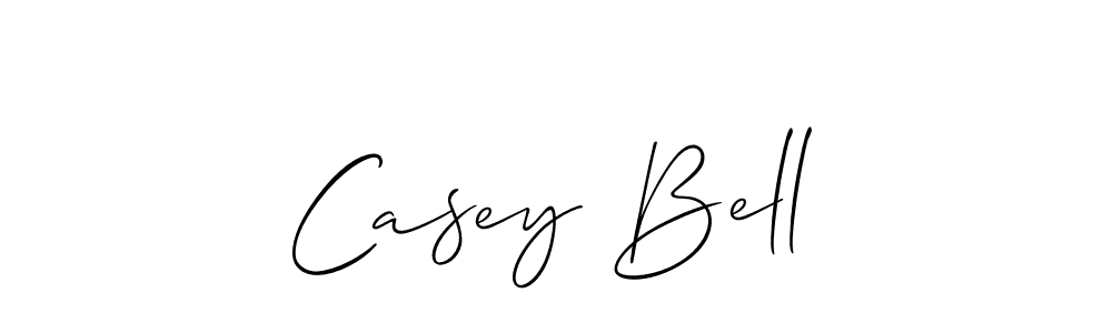 Use a signature maker to create a handwritten signature online. With this signature software, you can design (Allison_Script) your own signature for name Casey Bell. Casey Bell signature style 2 images and pictures png