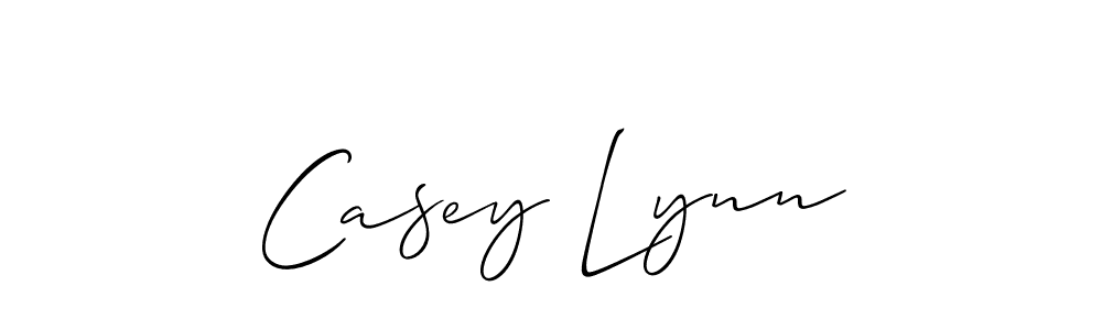 The best way (Allison_Script) to make a short signature is to pick only two or three words in your name. The name Casey Lynn include a total of six letters. For converting this name. Casey Lynn signature style 2 images and pictures png