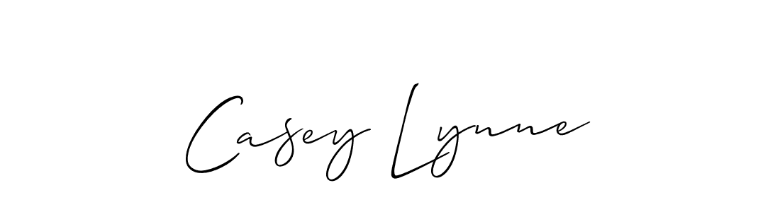 Casey Lynne stylish signature style. Best Handwritten Sign (Allison_Script) for my name. Handwritten Signature Collection Ideas for my name Casey Lynne. Casey Lynne signature style 2 images and pictures png