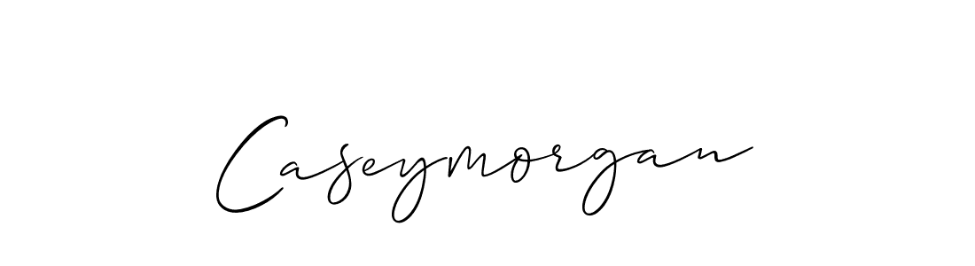 Use a signature maker to create a handwritten signature online. With this signature software, you can design (Allison_Script) your own signature for name Caseymorgan. Caseymorgan signature style 2 images and pictures png