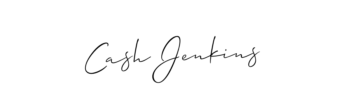 if you are searching for the best signature style for your name Cash Jenkins. so please give up your signature search. here we have designed multiple signature styles  using Allison_Script. Cash Jenkins signature style 2 images and pictures png