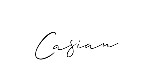 How to Draw Casian signature style? Allison_Script is a latest design signature styles for name Casian. Casian signature style 2 images and pictures png