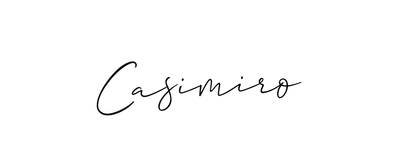 You should practise on your own different ways (Allison_Script) to write your name (Casimiro) in signature. don't let someone else do it for you. Casimiro signature style 2 images and pictures png