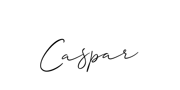 Use a signature maker to create a handwritten signature online. With this signature software, you can design (Allison_Script) your own signature for name Caspar. Caspar signature style 2 images and pictures png