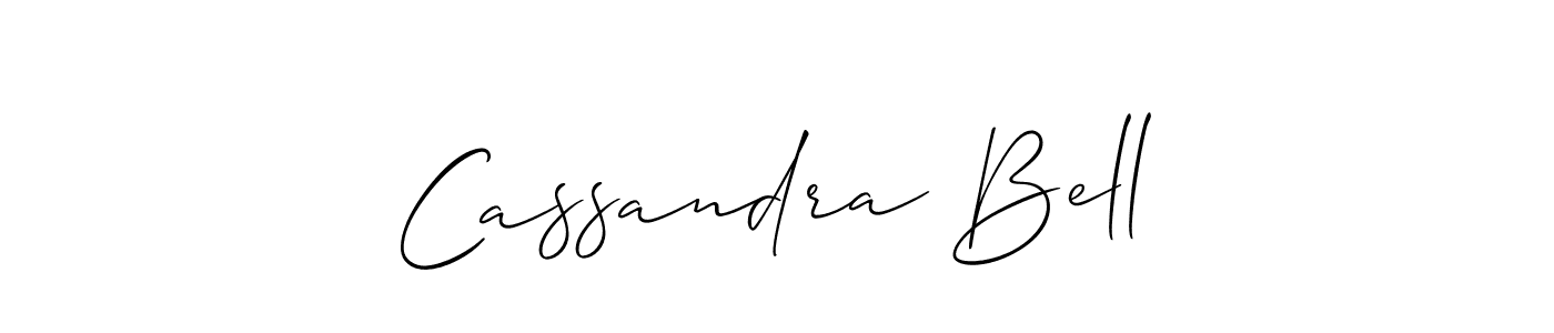 The best way (Allison_Script) to make a short signature is to pick only two or three words in your name. The name Cassandra Bell include a total of six letters. For converting this name. Cassandra Bell signature style 2 images and pictures png