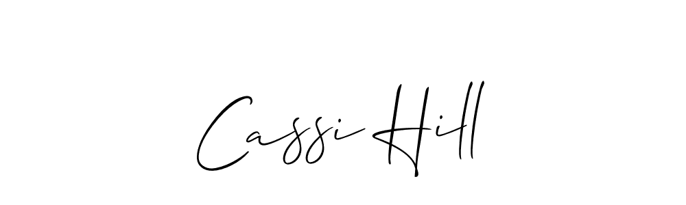 How to Draw Cassi Hill signature style? Allison_Script is a latest design signature styles for name Cassi Hill. Cassi Hill signature style 2 images and pictures png