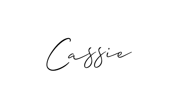 It looks lik you need a new signature style for name Cassie. Design unique handwritten (Allison_Script) signature with our free signature maker in just a few clicks. Cassie signature style 2 images and pictures png