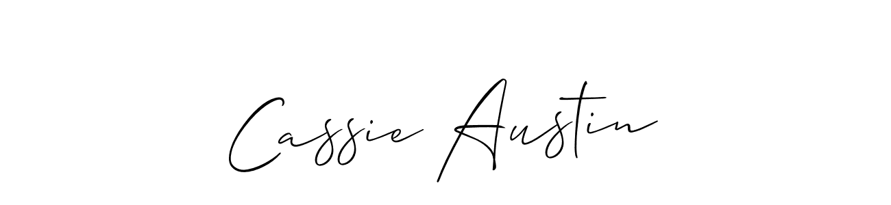 Make a beautiful signature design for name Cassie Austin. Use this online signature maker to create a handwritten signature for free. Cassie Austin signature style 2 images and pictures png