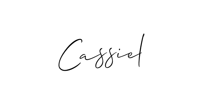 How to make Cassiel name signature. Use Allison_Script style for creating short signs online. This is the latest handwritten sign. Cassiel signature style 2 images and pictures png