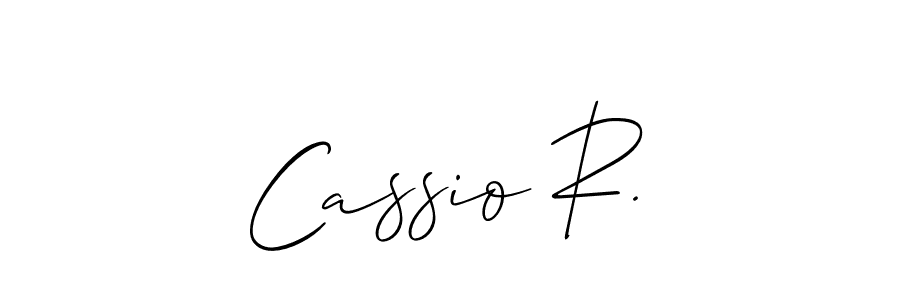 Check out images of Autograph of Cassio R. name. Actor Cassio R. Signature Style. Allison_Script is a professional sign style online. Cassio R. signature style 2 images and pictures png