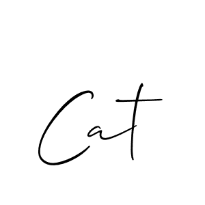 The best way (Allison_Script) to make a short signature is to pick only two or three words in your name. The name Cat include a total of six letters. For converting this name. Cat signature style 2 images and pictures png