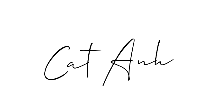 How to Draw Cat Anh signature style? Allison_Script is a latest design signature styles for name Cat Anh. Cat Anh signature style 2 images and pictures png