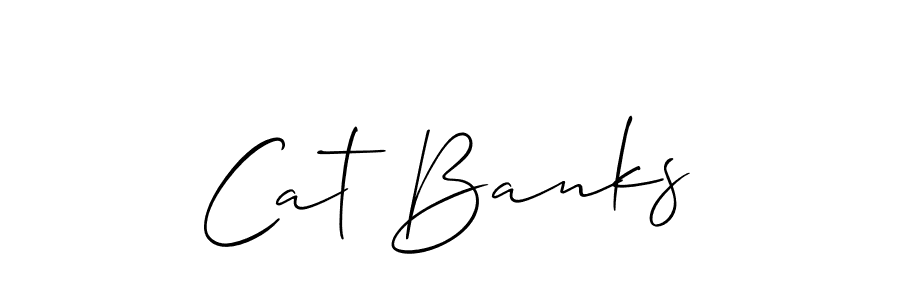 Similarly Allison_Script is the best handwritten signature design. Signature creator online .You can use it as an online autograph creator for name Cat Banks. Cat Banks signature style 2 images and pictures png