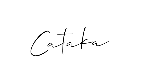 Also we have Cataka name is the best signature style. Create professional handwritten signature collection using Allison_Script autograph style. Cataka signature style 2 images and pictures png