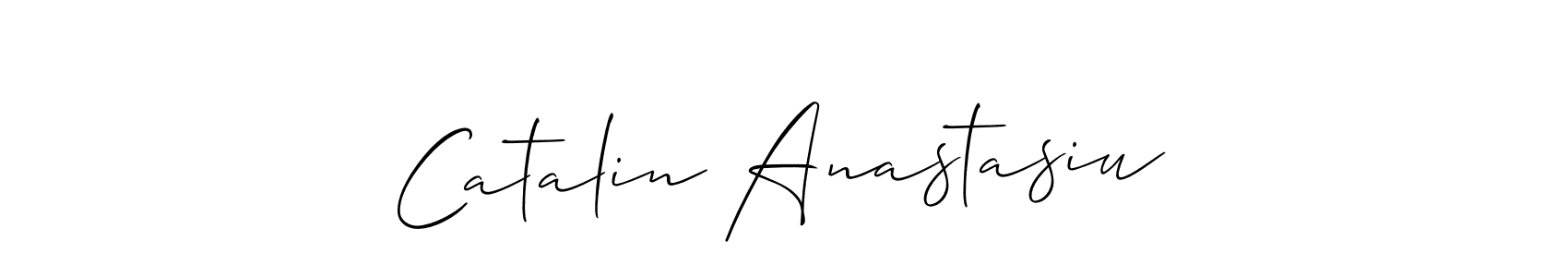 Catalin Anastasiu stylish signature style. Best Handwritten Sign (Allison_Script) for my name. Handwritten Signature Collection Ideas for my name Catalin Anastasiu. Catalin Anastasiu signature style 2 images and pictures png