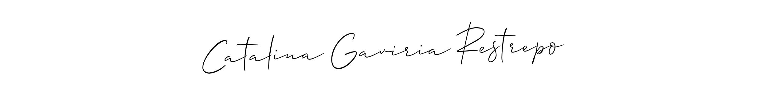 Make a short Catalina Gaviria Restrepo signature style. Manage your documents anywhere anytime using Allison_Script. Create and add eSignatures, submit forms, share and send files easily. Catalina Gaviria Restrepo signature style 2 images and pictures png