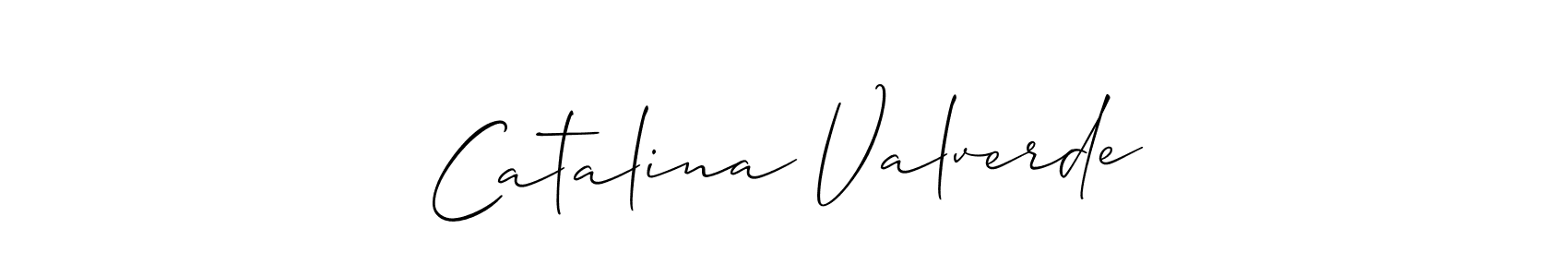 Also You can easily find your signature by using the search form. We will create Catalina Valverde name handwritten signature images for you free of cost using Allison_Script sign style. Catalina Valverde signature style 2 images and pictures png
