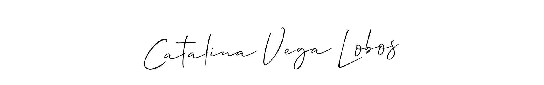 Design your own signature with our free online signature maker. With this signature software, you can create a handwritten (Allison_Script) signature for name Catalina Vega Lobos. Catalina Vega Lobos signature style 2 images and pictures png