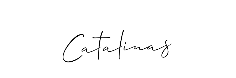 How to make Catalinas name signature. Use Allison_Script style for creating short signs online. This is the latest handwritten sign. Catalinas signature style 2 images and pictures png