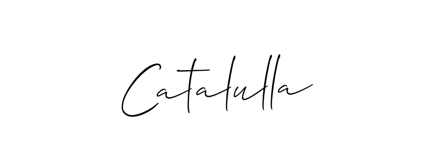 How to Draw Catalulla signature style? Allison_Script is a latest design signature styles for name Catalulla. Catalulla signature style 2 images and pictures png