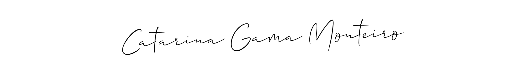 The best way (Allison_Script) to make a short signature is to pick only two or three words in your name. The name Catarina Gama Monteiro include a total of six letters. For converting this name. Catarina Gama Monteiro signature style 2 images and pictures png