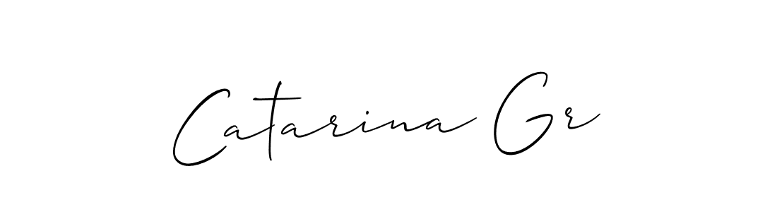 It looks lik you need a new signature style for name Catarina Gr. Design unique handwritten (Allison_Script) signature with our free signature maker in just a few clicks. Catarina Gr signature style 2 images and pictures png