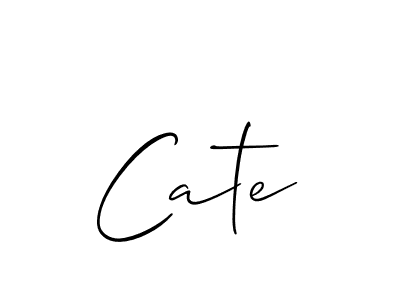 Also we have Cate name is the best signature style. Create professional handwritten signature collection using Allison_Script autograph style. Cate signature style 2 images and pictures png